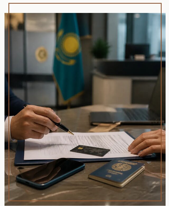 Открытие счета и банковской карты в Казахстане в Мичуринске